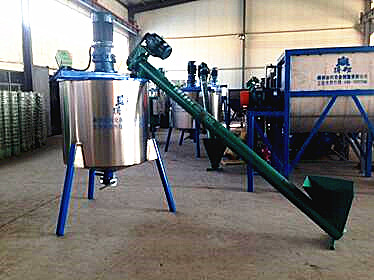 Automatic feeding paint anchor mixer two sets of equipment